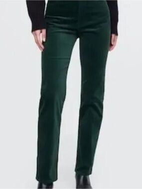 NWT GAP Low Rise Velvet '90's Straight Leg Pants Sz 28 / 6R